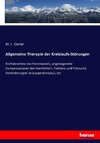 Allgemeine Therapie der Kreislaufs-Störungen