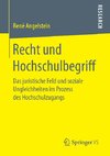 Recht und Hochschulbegriff