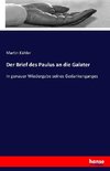 Der Brief des Paulus an die Galater