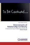 Determinants of Relationship Continuity