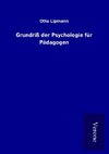 Grundriß der Psychologie für Pädagogen