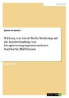 Wirkung von Social Media Marketing auf die Kundenbindung von Energieversorgungsunternehmen. Stadtwerke Mühlhausen