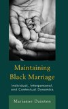 Maintaining Black Marriage