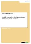 Modelle zur Analyse der ökonomischen Effekte von Musik-Festivals