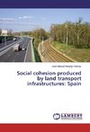 Social cohesion produced by land transport infrastructures: Spain