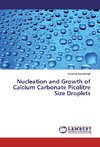 Nucleation and Growth of Calcium Carbonate Picolitre Size Droplets