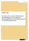 Die interne bzw. externe Prüferrotation. Auswirkungen auf die Qualität der Abschlussprüfung vor dem Hintergrund der EU-Abschlussprüferreform