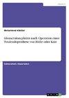 Glomerulonephritis nach Operation einer Totalendoprothese von Hüfte oder Knie