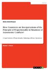 How Consistent are Interpretations of the Principle of Proportionality in Situations of Asymmetric Conflicts?