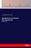 Handbuch der deutschen Altertumskunde