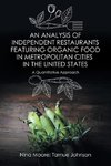 An Analysis of Independent Restaurants Featuring Organic Food in Metropolitan Cities in the United States