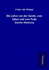 Die Lehre von der Sünde, vom Satan und vom Tode