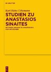 Uthemann, K: Studien zu Anastasios Sinaites