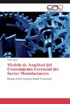 Modelo de Amplitud del Conocimiento Gerencial del Sector Manufacturero