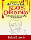 Adult Coloring Book Scary Christmas