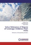 Value Relevance of Degree of Leverage: Evidence from India