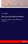 Wörterbuch der Coblenzer Mundart