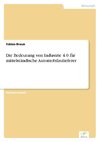 Die Bedeutung von Industrie 4.0 für mittelständische Automobilzulieferer