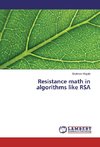 Resistance math in algorithms like RSA