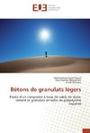 Bétons de granulats légers