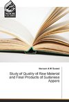 Study of Quality of Raw Material and Final Products of Sudanese Appare