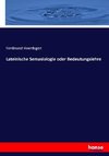 Lateinische Semasiologie oder Bedeutungslehre