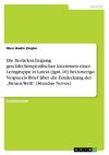 Die Berücksichtigung geschlechtsspezifischer Interessen einer Lerngruppe in Latein (Jgst. 10) bei Amerigo Vespuccis Brief über die Entdeckung der 