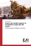 Analisi dei residui organici in frammenti di pipe del XIX secolo