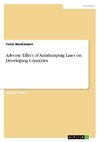 Adverse Effect of Antidumping Laws on Developing Countries