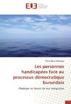 Les personnes handicapées face au processus démocratique burundais