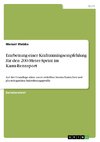 Erarbeitung einer Krafttrainingsempfehlung für den 200-Meter-Sprint im Kanu-Rennsport