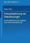 Preiswahrnehmung von Dienstleistungen