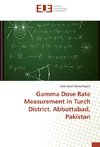 Gamma Dose Rate Measurement in Turch District. Abbottabad, Pakistan