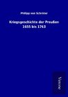 Kriegsgeschichte der Preußen 1655 bis 1763