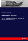 Untersuchung der Frage