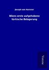 Wiens erste aufgehobene türkische Belagerung