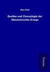 Quellen und Chronologie der Kleomenischen Kriege