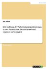 Die Stellung der Arbeitsmarktinstitutionen in der Finanzkrise. Deutschland und Spanien im Vergleich