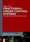 Fractional-Order Control Systems