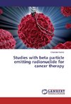 Studies with beta particle emitting radionuclide for cancer therapy