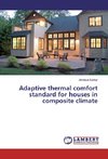 Adaptive thermal comfort standard for houses in composite climate