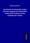 Geschichte des deutschen Volkes seit dem Ausgang des Mittelalters