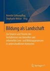 Bildung als Landschaft