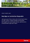 Beyträge zur juristischen Biographie