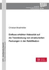 Einfluss erhöhter Viskosität auf die Trennleistung von strukturierten Packungen in der Rektifikation