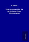 Untersuchungen über die Verzweigung einiger Süßwasseralgen