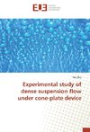 Experimental study of dense suspension flow under cone-plate device