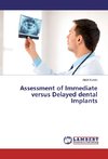 Assessment of Immediate versus Delayed dental Implants