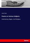 Poems on Various Subjects