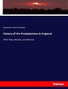 History of the Presbyterians in England